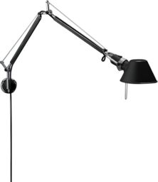 Artemide - Tolomeo Parete Lampa Ścienna Czarna Artemide