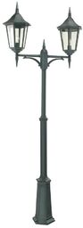 Norlys - Modena 2 Zewnętrzna Lampa Parkowa Szeroka z Mocowaniem Terenowym Czarna Norlys