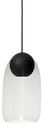 Mater - Liuku Lampa Wisząca Ball Black/Transparent Mater