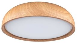 Paulmann - Oka LED Lampa Sufitowa IP44 Biała/Drewniana Paulmann