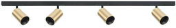 Antidark - Designline Tube Kit PRO 4 Lampa Sufitowa 1,9m Brass/Black Antidark