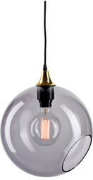 Design By Us - Ballroom XL Lampa Wisząca Smoke ze Złotym Gniazdem Żarówki Design By Us