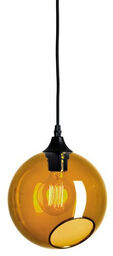 Design By Us - Ballroom Lampa Wisząca Amber z Czarnym Gniazdem Żarówki Design By Us