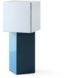 &Tradition - Pivot ATD7 Portable Lampa Stołowa Blue Silver &Tradition