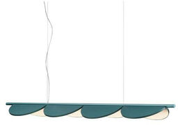 Flos - Almendra S4 Lampa Wisząca Bay Blue Metallized Flos