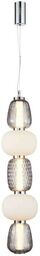 Loom Design - Pearl 5 Lampa Wisząca Grey/Opal/Chrome Loom Design