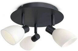 Herstal - Cut 3 Lampa Sufitowa Round Black/Opal Herstal