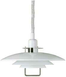 Belid - Primus II Lampa Wisząca Ø43 Biała/Chrom E27 Belid