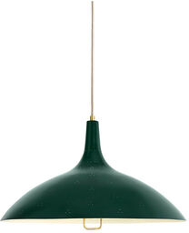 GUBI - 1965 Lampa Wisząca Mosiądz/Zielona GUBI