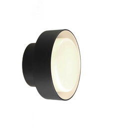 Marset - Plaff-On Zewnętrzna Lampa Ścienna/Sufitowa IP65 Czarna Marset
