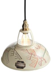 Coolicon - Original 1933 Design Lampa Wisząca Underground Map Creme Coolicon