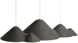 Loom Design - Panorama Lampa Wisząca Large Mix Black/Grey Loom Design