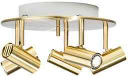 Belid - Cato 5-Spot w Kolorze Polerowanego Mosiądzu LED Ściemnialna Belid