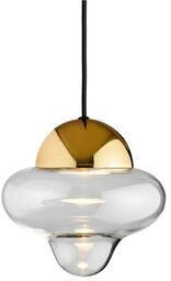 Design By Us - Nutty XL Lampa Wisząca Clear/Gold Design By Us