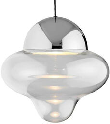Design By Us - Nutty XL Lampa Wisząca Clear/Chrome Design By Us