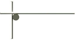 Flos - Coordinates W2 Lampa Ścienna Moon Grey Flos
