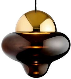 Design By Us - Nutty XL Lampa Wisząca Brown/Gold Design By Us