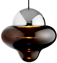 Design By Us - Nutty XL Lampa Wisząca Brown/Chrome Design By Us