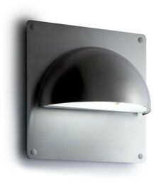 LIGHT-POINT - Rørhat Bagplade 30x30 Stal nierdzewna LIGHT-POINT