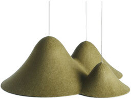 Loom Design - Panorama Lampa Wisząca Small Green/Black Loom Design