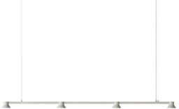 Normann Copenhagen - Hat Linear Lampa Wisząca Large Warm Grey Normann Copenhagen