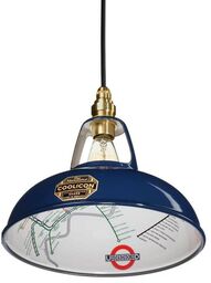 Coolicon - Original 1933 Design Lampa Wisząca Piccadilly Line Blue Coolicon
