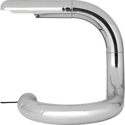 GUBI - Aspide Lampa Stołowa Chrome GUBI