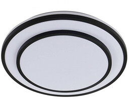 Lindby - Duala LED Lampa Sufitowa RGBW Remote Black/White Lindby