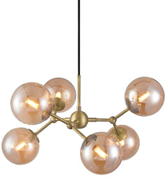 Halo Design - Atom Lampa Wisząca Large Antique Brass Halo Design
