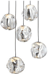 Loom Design - Ice Ball 5 Lampa Wisząca Transparent Loom Design