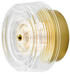 Loom Design - Glow Lampa Ścienna Matt Gold Loom Design