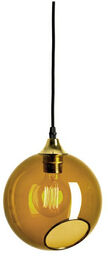Design By Us - Ballroom Lampa Wisząca Amber ze Złotym Gniazdem Żarówki Design By Us