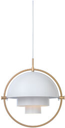 GUBI - Multi-Lite Lampa Wisząca Ø36 Mosiądz/Biała GUBI