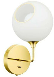 Design By Us - Ballroom The Wall Lampa Ścienna 37 cm White Snow/Gold Design By Us