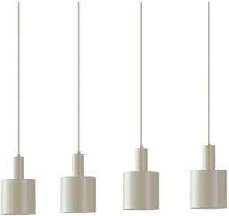 Lindby - Ovelia 4 Lampa Wisząca Beige Lindby
