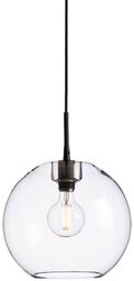Belid - Gloria Lampa Wisząca Ø320 Czarna/Przezroczyste Szkło Belid