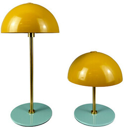 DybergLarsen - Along Mini Portable Lampa Stołowa 2pcs. Curry/Turquise DybergLarsen