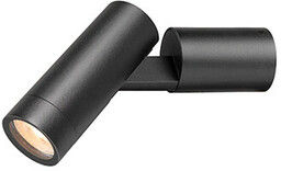 SLV - S-Tube Lampa Ścienna Black SLV