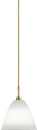 GUBI - Bestlite BL9 Lampa Wisząca Ø21 Mosiądz/Porcelana GUBI