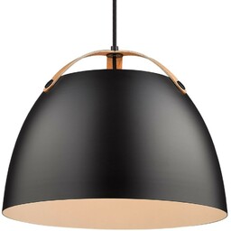 Halo Design - Oslo Lampa Wisząca Ø40 Black/Oak Halo Design