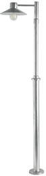 Norlys - Lund 1 Zewnętrzna Lampa Parkowa z Mocowaniem w Betonie Galwanizowana Norlys
