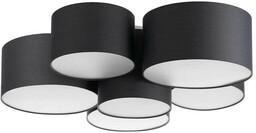 Lindby - Maureka 6 Lampa Sufitowa Dark Grey Lindby