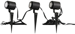 Lindby - Nymo Smart LED Zewnętrzny Spot w/Spike 3 pcs. Czarny Lindby