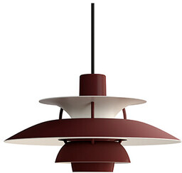 Louis Poulsen - PH 5 Mini Lampa Wisząca Monochrome Burgundy Louis Poulsen