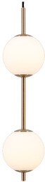 UMAGE - Audrey 2 Lampa Wisząca Brass/White Opal Umage