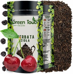 Pu erh wiśnie w rumie (Torebka 100 g, Pakowanie standardowe)