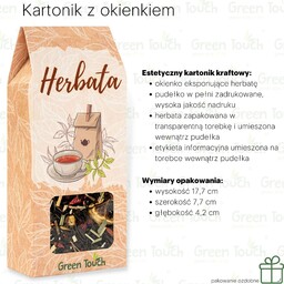 Earl Grey różany (czerwony) (Pakowanie ozdobne, Kartonik z okienkiem 60 g)