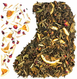 Róża z pomarańczą (Torba 1 kg, Pakowanie standardowe)