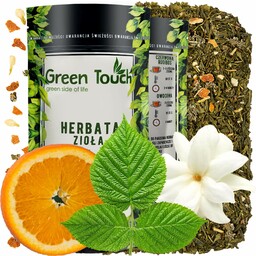 ﻿Herbata zielona sencha ORANGE TWIST pomarańcza 50g