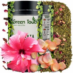 ﻿Herbata zielona sencha RÓŻOWA DAMA róża wiśnia 50g